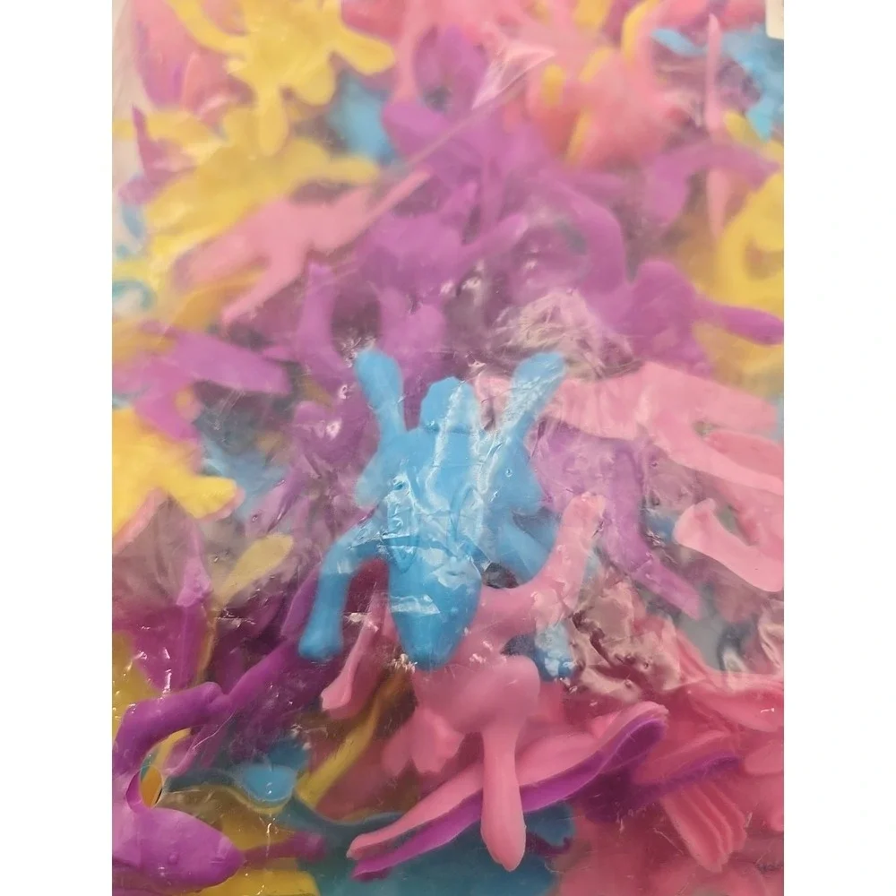 Plastic‎ Colorful Jumping Bunnies (12dz.) - New - Unused